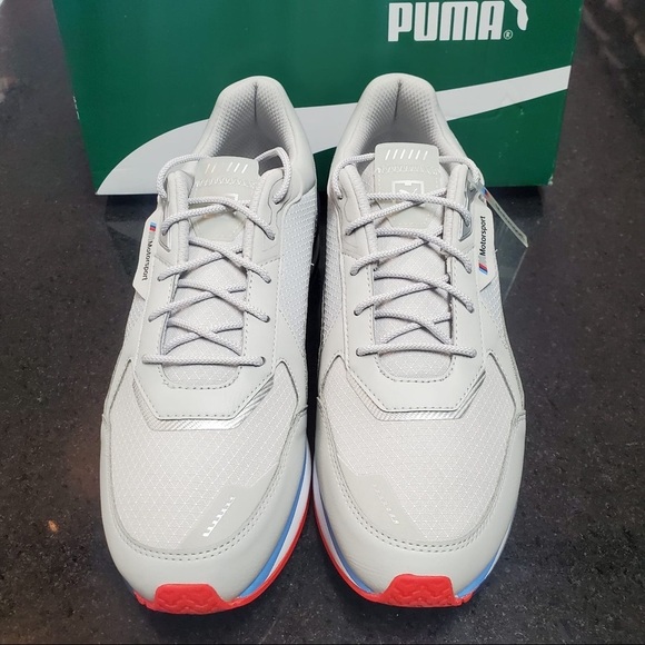 Puma gray Bmw shoes sz various